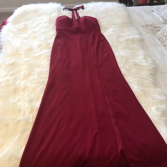 💃MAROON PROM DRESS🌺 - Picture 3 of 8